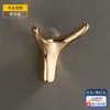 Envío Gratis Ganchos de Latón para Abrigos, Ganchos de Pared para Toallas de Entrada, Armario Lujo Ligero Sin Taladro Dorado