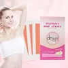 Venta al por mayor del fabricante Papel de cera depilatoria de cera de abeja desechable Tipo de arranque de doble cara Parche depilatorio para todo el cuerpo Vello facial Axilas Zona íntima
