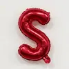 Globos de Papel de Aluminio con Letras y Números Rojos de 16 pulgadas Decoración para Primer Cumpleaños Boda Globos de Papel de Aluminio Venta al por Mayor