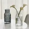 Vaso de Vidro Pintado à Mão e Sprayado Estilo Chinês Novo Hengbo Estilo Ins Decoração Criativa de Alta Qualidade Ornamento para Sala de Estar da Casa