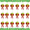 Colgante de Pompón de Piel Sintética de Conejo Verde Fluorescente de Venta Caliente Transfronteriza Decoración para Fiestas Navideñas de Halloween DIY