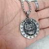 Collar de Moda Nacional Nuevo Doce Zodíaco Acero de Titanio Colgante Chenlong Tigre Perro Moda Personalidad Hip Hop Adornos para Hombres y Mujeres