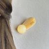 Pinza para el pelo Estilo Coreano Elegante Super Hada Frijol de Amor Pinza Lateral para Mujer Flequillo Lateral Ponda Maillard Pinza de Pico de Pato Lateral Tocado Mujer