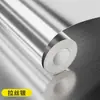 Pegatina de Acero Inoxidable Imitación Cepillado Metálico, Película Autoadhesiva Impermeable Engrosada para Refrigerador, Elevador, Encimera de Cocina, Renovación de Gabinetes