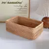Prateleira de armazenamento retangular, caixa de joias, pequenos itens diversos, lanches, organizador de cozinha, cesta, caixa de armazenamento de cosméticos para mesa
