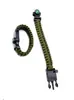 Corda de Guarda-chuva de Sete Fios Corda de Mão para Pouso Corda de Guarda-chuva Pulseira Engate Multifuncional para Pesca ao Ar Livre Corda de Mão de Sobrevivência Aventura na Natureza Montanhismo
