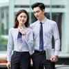 Camisa de vestir para hombre y mujer blanca de manga larga de manga corta overol camisa de trabajo logo bordado