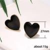 Cao Shi AliExpress aretes estilo caliente superventas moda exagerada aleación gotas corazón de amor arete en forma de corazón femenino fabricantes suministro directo