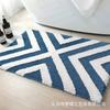 Alfombras de Piso Absorbentes Gruesas para Baño Transfronterizas, Alfombras de Puerta para Baño, Alfombras Antideslizantes para Inodoro, Alfombras de Puerta de Entrada, Alfombras para el Hogar