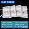 Tira de Luz de Reflejo Difuso LED Cadena de Luz Blockchain Caja de Luz Publicitaria Luz para Persianas Enrollables Módulo de Tira de Luz para Techo de Película Suave Fuente de Luz 220V
