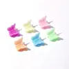 Color de primavera Mariposa clip pequeño caricatura tamaño pequeño mariposa pinza para el pelo de plástico pinzas para el pelo de resorte en lata para mujer accesorios para el pelo pasador