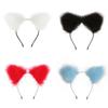 Orejas para vestir el cabello Lindo horquilla de juguete Accesorios de aro Juego Color sólido Conejo Amor