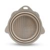 Tazón limpiador de brochas de maquillaje transfronterizo artefacto limpiador de herramientas de maquillaje plegable de silicona borla para polvo huevo de maquillaje de belleza tabla/almohadilla de lavado