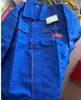Conjunto de Ropa de Trabajo de Protección Laboral Transfronteriza de Manga Larga para Primavera y Otoño para Talleres de Fábrica, Ropa de Trabajo Resistente al Desgaste y a la Suciedad con Logo Personalizado