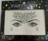 Adesivos de Rosto Produto Novo Transfronteiriço Adesivos de Sobrancelha Diamante de Resina Edm Festival de Música Eletrônica Mascarado Rosto Dty Adesivos Decorativos de Diamante