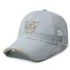 Gorra de Béisbol de Malla Transpirable de Verano Transfronteriza para Hombre, Protección Solar, Deportes al Aire Libre, Gorra con Visera Bordada de Marca de Moda, Ajustable