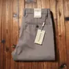 Pantalones de Pierna Recta de Negocios de Gama Alta para Hombre de Primavera y Verano Europeos, Secos, Transpirables, Resistentes a las Arrugas, Suaves, Pantalones Casuales para Personas Jóvenes y de Mediana Edad