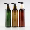 Botella de hombro oblicuo de 150/200 ml bomba anodizada Botella para loción champú gel de ducha acondicionador rellenado