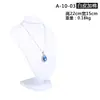 Soporte de exhibición de terciopelo para collares con vista al mar, maniquí de cuello para joyería, soporte para colgantes, mostrador de cuello de maniquí, accesorios de exhibición de joyería