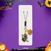 Pingente Caveira de Halloween Transfronteiriço Fantasma de Terror Bolsa de Abóbora Chaveiro de Metal Pingente Evento Pequeno Presente