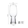 Taza de Cerveza Artesanal Vaso de Cristal Transparente Taza de Cerveza de Barril Vaso de Vino de Bar Copa para Vino Extranjero Copa para Enjuague Bucal Casera Vaso Soplado para Agua