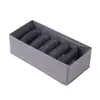 Caja de almacenamiento para ropa interior color rosa beige de cuatro piezas caja de almacenamiento de tela para calcetines caja de almacenamiento para sujetadores 6 compartimentos 7 compartimentos 8 compartimentos 2