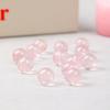 Cristal en polvo natural cuentas sueltas cristal en polvo luz de estrella mozambiqueño cuentas sueltas cuentas individuales pulsera de joyería diy cristal de hibisco de seis hombres