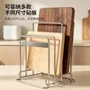 Estante Kabe de acero inoxidable 304 para tabla de cortar de cocina, estante de almacenamiento para tabla de cortar, soporte para tapa de olla y tabla de cortar en la encimera