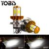 YoBis foco led de alta luminosidad y presión amplia infinita faro de motocicleta 4 COB luz para motocicleta coche eléctrico 12-80V