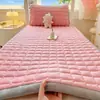Colchón para dormitorio estudiantil de terciopelo de leche Clase A, acolchado y cálido, adecuado para otoño e invierno, con vellón añadido, universal para literas superiores e inferiores, sobrecolchón suave