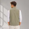Nuevo chaleco de primavera y otoño para hombre, de múltiples bolsillos, talla grande para papás, adecuado para senderismo, negocios, pesca y viajes.