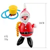 Muñeco Inflable de PVC de Papá Noel Retrato Familiar Adornos Navideños Accesorios de Decoración para Tienda de Centro Comercial Suministro Transfronterizo