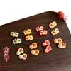 Accesorios para Uñas de Año Nuevo para Hacerse Rico Nuevo Dibujo Animado Fortuna Mahjong Dados Mezclados Festivo Estilo Nacional Decoración de Uñas Portátil