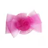 Accesorios para el Cabello de Malla con Plumas Exageradas Retro Europeas y Americanas para Novias, Accesorios de Diadema con Lazo para Vestidos de Fiesta de Té para Mujeres, Sombrero Grande