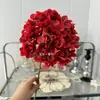 Simulación Boda China Nueva Arreglo de Boda Arreglo Rojo Fondo Rojo Material de Flores Banquete de Bodas de Nicho Arte Floral de Simulación