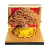Árbol de Regalos Culturales Creativos Transfronterizos Escultura de Papel Casa del Árbol Calendario Decoración de Escritorio de Oficina Bloc de Notas Estéreo 3D