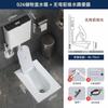 Banheiro com placa de cobertura assento agachado integrado vaso sanitário de agachar cerâmico buraco de agachar mictório mictório doméstico