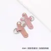 Aplicable Transfronterizo Bolso Mini Longxiang Correa para el Hombro Cuero Genuino Transformación Bolso Cruzado Dumpling Hebilla Pequeña sin Perforación Correa para Colgar en Bolso