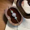Pulsera Plateada con Ágata de Hielo y Calcedonia Natural de Alta Calidad, Estilo Nicho, Ágata de Calcedonia Verde, Versátil y Elegante, Pulsera Estilo Chino
