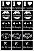 Liu Ruoying Concert Alce Rosto Vazio Adesivo Star Concert Gold Powder Tattoo Sticker Diamond Face Sticker Set Spot Wholesale