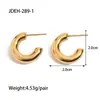Pendientes de Clip Huecos Forma de C Estilo Europeo y Americano Moda Chapados en Oro Simples de Gama Alta Brazaletes para Orejas Pendientes Aretes de Aro para Orejas con Perla Redonda Estilo Geométrico