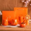 Día de la Madre Temático de Caqui, Día de la Enfermera, Regalo de Cumpleaños, Recuerdo, Juego de Regalo con Caja de Taza de Cerámica, Regalo de Boda, Regalo de Agradecimiento