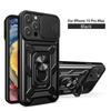 Funda tipo ventana deslizante Shunjia Adecuada para iPhone 17 Pro Max, Apple 16 Soporte de anillo para coche Funda protectora Se4