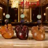 Yiming Xianyuan Talla de Sándalo Dibujo Animado Colgante Accesorios para Teléfono Móvil DIY Talla en Madera Lindo Animal Colgante Colgante para Bolsa