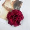 Flor plissada grande multicamadas tridimensional acessórios de flor de poliéster acessórios tecido vestido de noiva presente acessórios de vestuário adesivo de tecido corsage