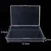 Caixa de Peças Amazon Yiwu 1,8cm Caixa de Armazenamento Transparente para Exportação Joias Caixa Plástica Pequena Retangular Alta Transparência