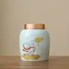 Mini Lata de Té Exquisita Transfronteriza para Uso Doméstico, Lata Sellada, Caja de Té de Muestra, Contenedor de Té en Lata, Lata de Té Portátil