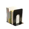 Estante de mesa quadrada, espessa e ampliada para estudantes para guardar livros, suporte de metal para livros de grande capacidade para biblioteca escolar