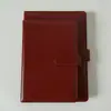 Livro de Atas de Reunião Elegante Personalizado para Escritório Couro Sintético Caderno de Negócios Logo Diário Simples Caderno de Capa Dura Espessado
