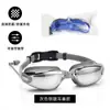 Gafas de natación de alta definición antivaho galvanizadas populares transfronterizas cuidadosamente seleccionadas con lentes graduadas para hombres y mujeres, Gafas de natación profesionales impermeables de marco pequeño sin marcas de presión